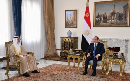 الرئيس السيسي يؤكد على الروابط التاريخية والأواصر الأخوية الراسخة بين مصر والكويت