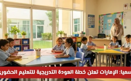 الإمارات تكشف عن خطة العودة التدريجية للتعليم الحضوري بحلول 2026