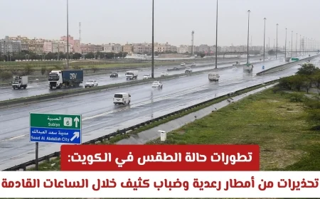 توقعات بأمطار رعدية وضباب كثيف قريبًا في الأفق