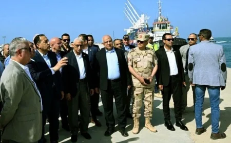 مدبولي يؤكد أن ميناء العريش يعد بوابة لشرق المتوسط ويعزز صادرات سيناء ويرفع من مستوى التنمية في المنطقة