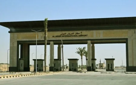 رئيس الوزراء يراقب تقدم مشروع تطوير مطار العريش الدولي عن كثب