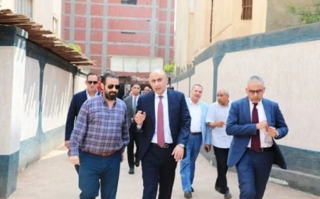 وزير التعليم يقوم بجولة ميدانية في مدارس المرج لمتابعة استعدادات بدء العام الدراسي الجديد