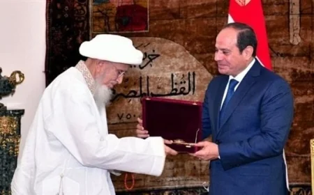 الرئيس السيسي يشدد على أهمية خفض التصعيد في المنطقة خلال لقائه بسلطان طائفة البهرة