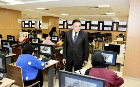 جامعة عين شمس تنظم امتحانات لتحديد مستوى اللغة الصينية في معهد كونفوشيوس