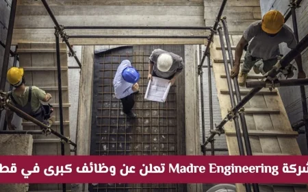 فرص عمل ذهبية في قطر: شركة Madre Engineering تقدم وظائف مميزة للجنسين – قدم الطلب الآن