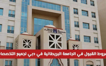 دليلك للحصول على مقعد في الجامعة البريطانية في دبي شروط القبول لجميع التخصصات