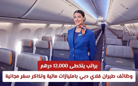 فرص عمل في طيران فلاي دبي براتب أكثر من 12,000 درهم ومزايا مالية مع تذاكر سفر مجانية (سجّل الآن)
