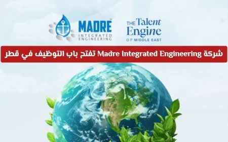 شركة Madre Integrated Engineering تعلن عن فرص توظيف مميزة في قطر قدم طلبك الآن قبل انتهاء الفرصة