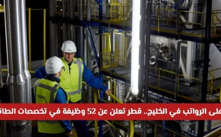 برونيل قطر تقدم 52 فرصة عمل بأعلى الرواتب في الخليج في قطاع الطاقة لعام 2026