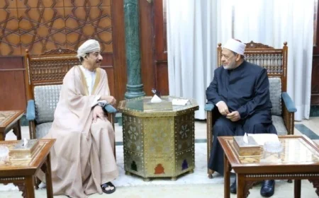 شيخ الأزهر يعلن عن استعداد أكاديمية الأزهر العالمية لتدريب أئمة ووعاظ سلطنة عمان