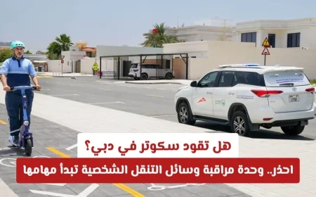 اطلاق وحدة جديدة لمراقبة وسائل التنقل الشخصية في دبي تعرف على الموعد والمناطق وقائمة المخالفات