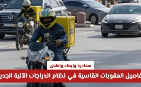 تعرف على تفاصيل العقوبات الصارمة في نظام الدراجات الآلية الجديد بالسعودية: مصادرة إبعاد وإغلاق