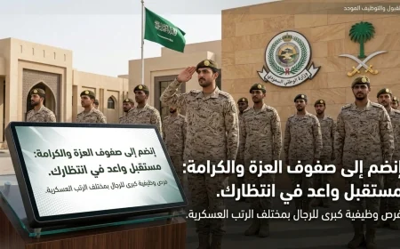 كيفية التقديم على الحرس الوطني 1447 والرابط الرسمي للتسجيل الصحيح
