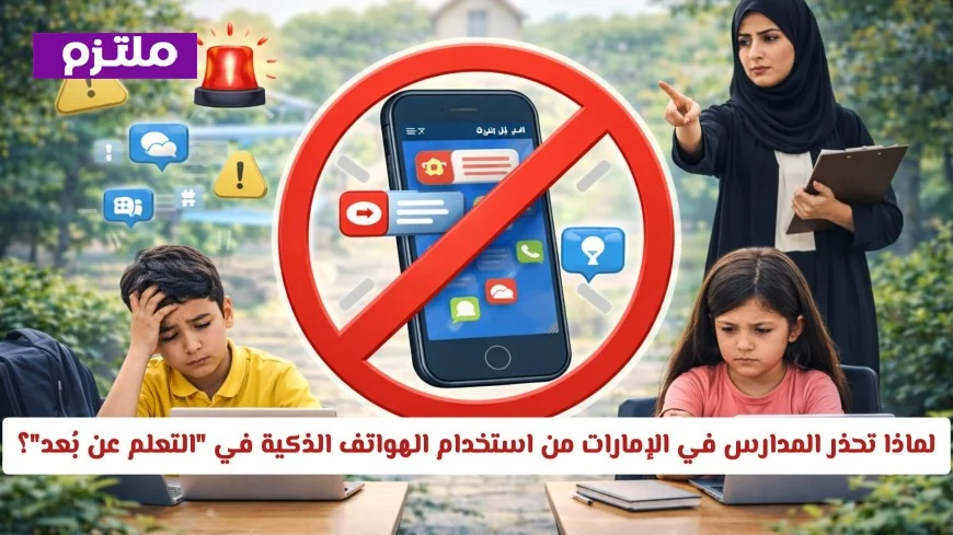 تحذير شديد من المدارس الإماراتية حول مخاطر استخدام الهواتف الذكية في التعلم عن بُعد