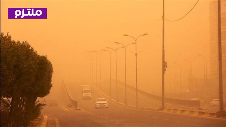تحذير من الأرصاد حول خطر العاصفة الترابية وتأثيرها على الرؤية والرياح