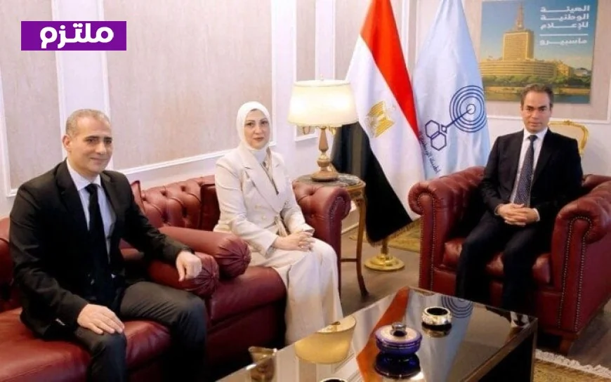 لمياء سمير تتولى رئاسة الفضائية المصرية ورضا مصطفى يصبح نائبا لها