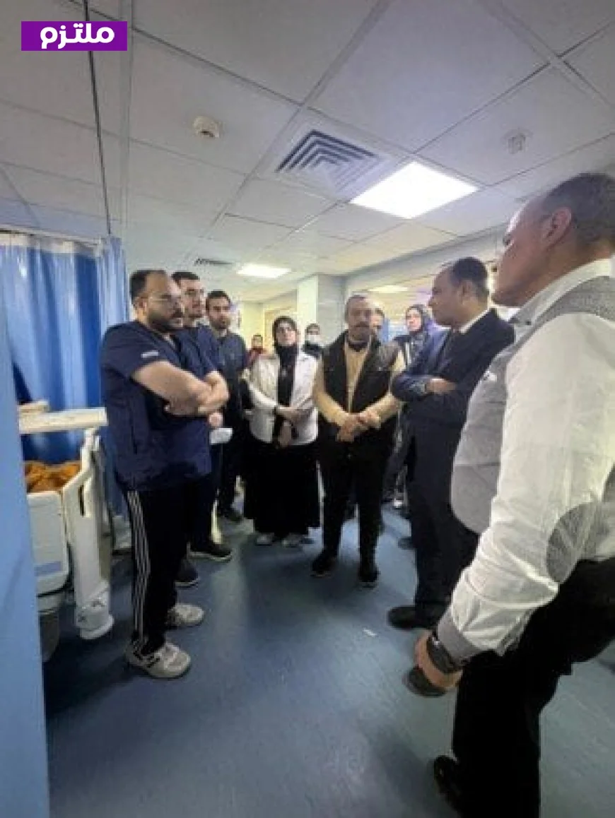 تفقد قيادات المؤسسة العلاجية تقدم الأعمال التطويرية في مستشفى الإصلاح الإسلامي