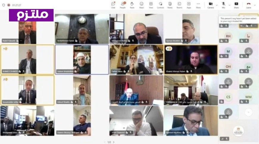 نائب وزير الخارجية يعقد اجتماعاً مثيراً مع أبناء الجالية المصرية في العراق