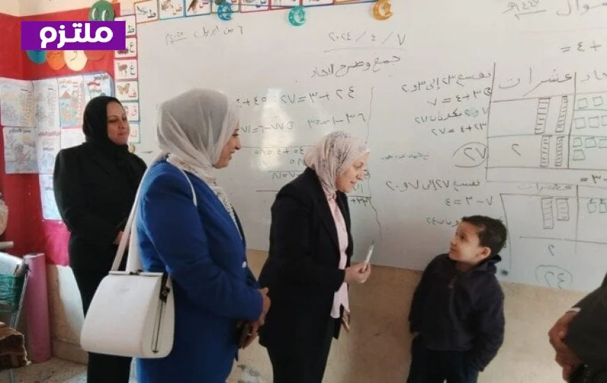 مدير تعليم القاهرة يقوم بجولة تفقدية مفاجئة في مدارس حلوان لتعزيز جودة التعليم
