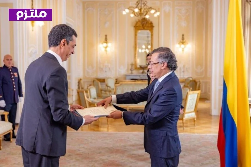 سفير مصر في كولومبيا يقدم أوراق اعتماده لرئيس الجمهورية مع صور حصرية