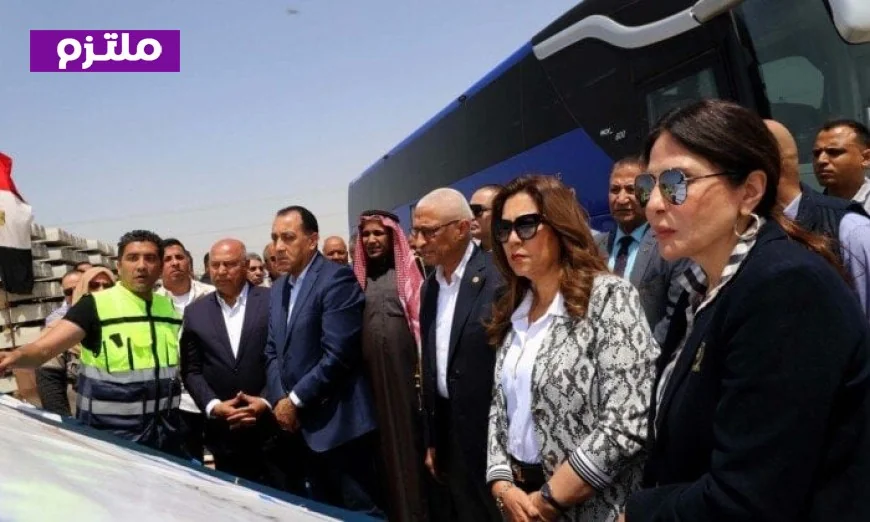 رئيس الوزراء يستعرض سير العمل في مشروع سكة حديد بئر العبد العريش رأس النقب