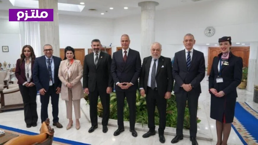 مصر للطيران تعزز التعاون مع نقابة المهن التمثيلية من خلال استقبال وفد رسمي