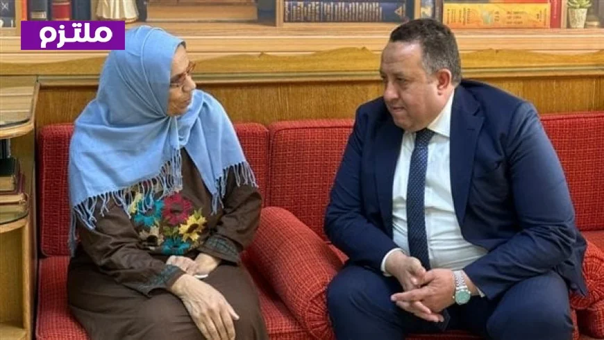 نقيب المهندسين يقوم بزيارة مميزة لمهندسة الطاقة الذرية ليلى إبراهيم