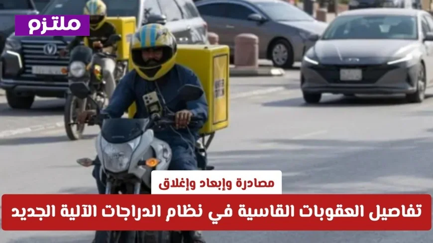 تعرف على تفاصيل العقوبات الصارمة في نظام الدراجات الآلية الجديد بالسعودية: مصادرة إبعاد وإغلاق