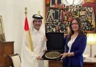 سفير قطر يشدد على أهمية حضور وزيرة الثقافة لمعرض الدوحة الدولي للكتاب وافتتاح سور الأزبكية
