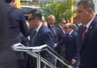 الرئيس عبد الفتاح السيسي يصل مقر جامعة سنجور استعدادًا لافتتاحها التاريخي
