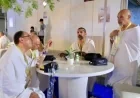 رئيس بعثة حج الجمعيات الأهلية يقوم بجولة تفقدية لمخيمات الحجاج في صباح يوم عرفة