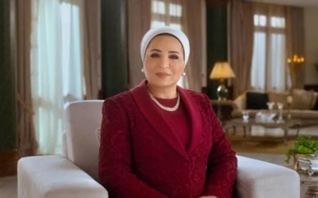 احتفال انتصار السيسي بعيد العمال وتقديرها لجهود عمال مصر في تحقيق التنمية