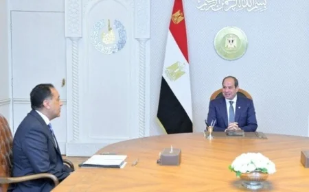 الرئيس السيسي يحث مدبولي على تعزيز استقرار الأسواق وتوفير السلع ومواجهة التضخم