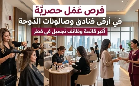 اكتشف أكبر فرص وظائف تجميل في قطر في أرقى فنادق وصالونات الدوحة