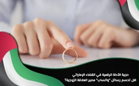 اكتشف قوة الأدلة الرقمية في القضاء الإماراتي: كيف تؤثر رسائل واتساب على مصير العلاقة الزوجية