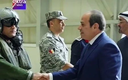 قوات عسكرية مصرية تتواجد في الإمارات خلال زيارة الرئيس السيسي لتعزيز العلاقات الثنائية فيديو