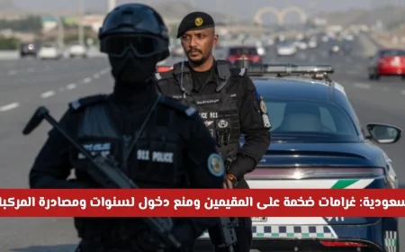 غرامات كبيرة ومنع دخول لسنوات للمقيمين في السعودية ومصادرة المركبات – تفاصيل هامة