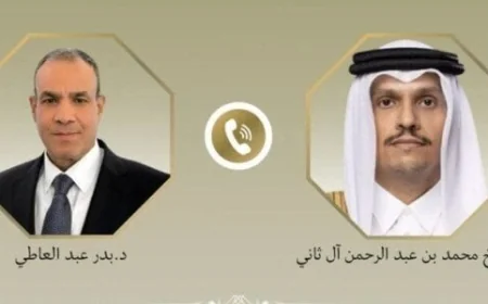 محادثات مصرية قطرية تركز على تطورات المفاوضات بين الولايات المتحدة وإيران