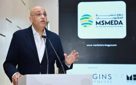 باسل رحمي يؤكد على تطبيق سياسات متكاملة لتسويق خدمات تنمية المشروعات ودعم رواد الأعمال