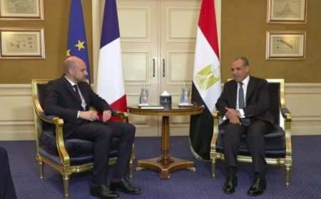 مصر وفرنسا تعززان التعاون لخفض التوتر وتعزيز الأمن والاستقرار في المنطقة