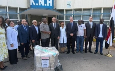 البعثة الطبية المصرية تنطلق إلى كينيا لتعزيز الأمن الصحي في إفريقيا
