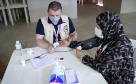 الصحة تكشف عن تقديم 1366 خدمة مميزة عبر عيادات بعثة الحج المصرية في الأراضي المقدسة