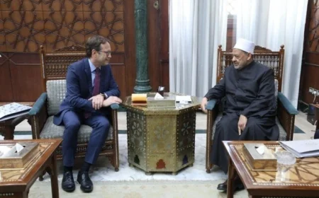 شيخ الأزهر يثني على مواقف إسبانيا البطولية في التصدي للعدوان على غزة