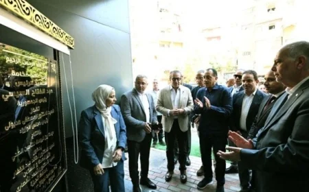 مدبولي يفتتح عيادة روز اليوسف المطورة في كفر طهرمس لخدمة 282 ألف مواطن
