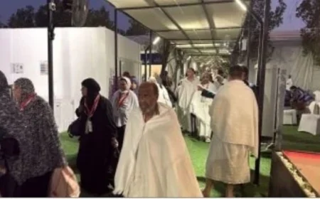 نجاح تصعيد حجاج الجمعيات الأهلية إلى جبل عرفات بدءًا من الظهر مع أبرز الصور