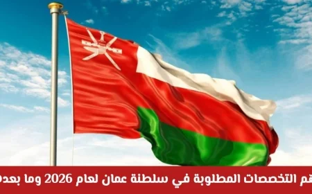 التخصصات الأكثر طلباً في سوق العمل العماني لعام 2026 وما بعده