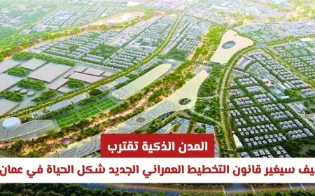 قريبًا في سلطنة عمان: قانون التخطيط العمراني الجديد يُحدث ثورة في الحياة عبر المدن الذكية