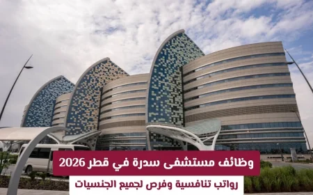 فرص عمل في مستشفى سدرة قطر 2026: رواتب مغرية وتوظيف لجميع الجنسيات