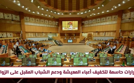 قرارات برلمانية حاسمة لتخفيف أعباء المعيشة ودعم الشباب المقبل على الزواج مظلة أمان جديدة للمواطن