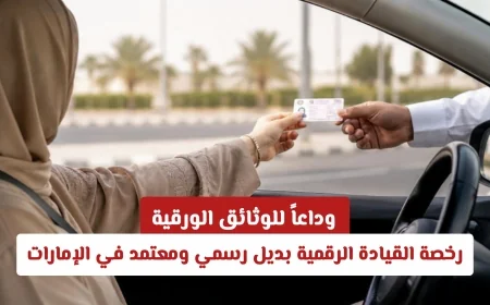شروط رخصة القيادة الرقمية الجديدة في الإمارات وكيف تصبح معتمدة رسمياً في الشوارع